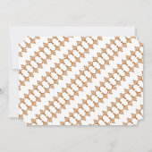 Gilded Glamor Wedding | Art Deco Gold Invite Kaart (Achterkant)