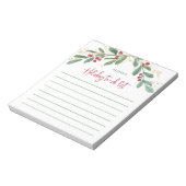Gilded Greenery | Vakantielijst Notitieblok (Linkerzijde)