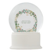 Gilded Greenery White | Weer en Foto Sneeuwbol (Achterkant)