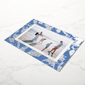 Gilded Holly Lijst Grandmillennial Family Folie Feestdagenkaart (Gedraaid)