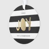 Gilded Joy | Vakantievorming Ornament (voorkant)
