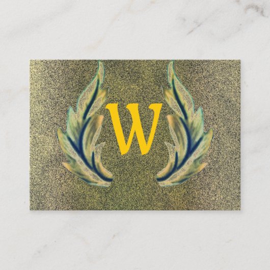 Gilded Leaf-W Visitekaartje (Voorkant)