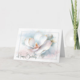 Gilded Magnolia Verjaardag Kaart