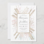 Gilded Meadow gold blush pinks. Kaart (Voorkant)