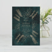 Gilded Meadow Holiday Card Feestdagenkaart (Staand voorkant)