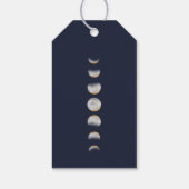 Gilded Moon Phase Wedding Dank u Cadeau Labels Cadeaulabel (Achterkant)