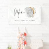 Gilded Moon Wildflower Welcome Party Banner (Insitu)