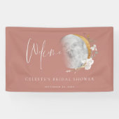 Gilded Moon Wildflower Welcome Party Banner (Horizontaal)