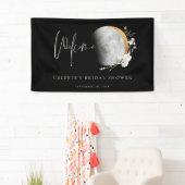 Gilded Moon Wildflower Welkom Partij Spandoek (Insitu)