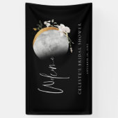 Gilded Moon Wildflower Welkom Partij Spandoek (Verticaal)