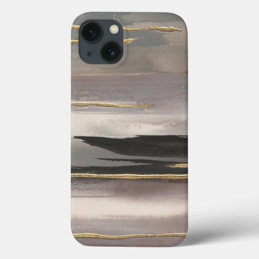 Gilded Morning Fog II Gold Abstract Print Case-Mate iPhone Case (Achterkant)