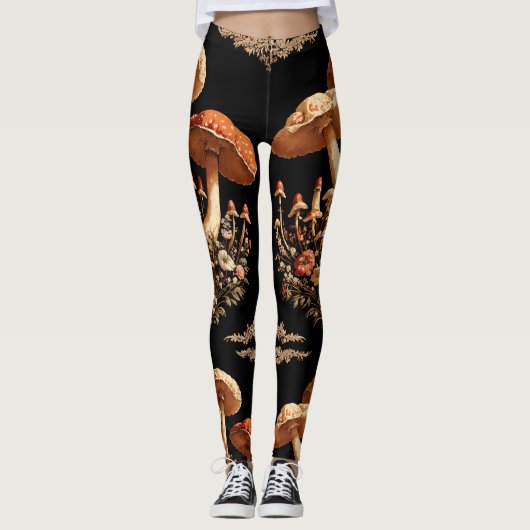 Gilded Mushrooms Leggings (Voorkant)