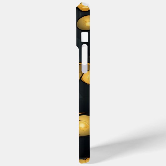 Gilded Noir Bloom Art Deco Case-Mate iPhone Case (Achterkant / Links)