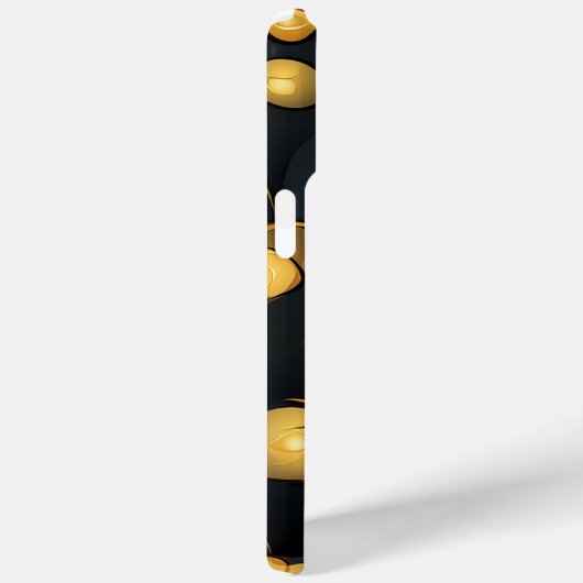 Gilded Noir Bloom Art Deco Case-Mate iPhone Case (Achterkant / Rechts)