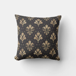 Gilded Noir Damask Princesscore Kussen