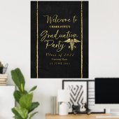 Gilded Nurse Medical Graduation Party Welkomstbord Poster (Thuiskantoor)