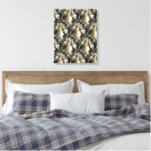 Gilded Pearls Canvas Afdruk (Insitu (Slaapkamer))
