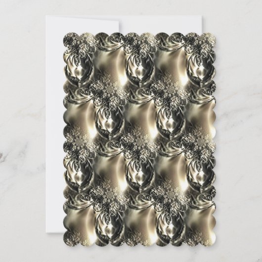 Gilded Pearls Feestdagenkaart (Voorkant)
