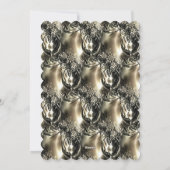 Gilded Pearls Feestdagenkaart (Achterkant)