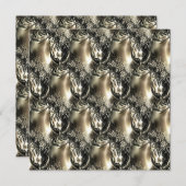 Gilded Pearls Feestdagenkaart (Voorkant / Achterkant)