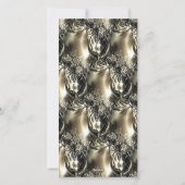 Gilded Pearls Feestdagenkaart (Achterkant)