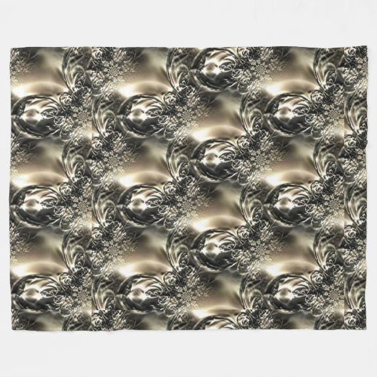 Gilded Pearls Fleece Deken (Voorkant (Horizontaal))