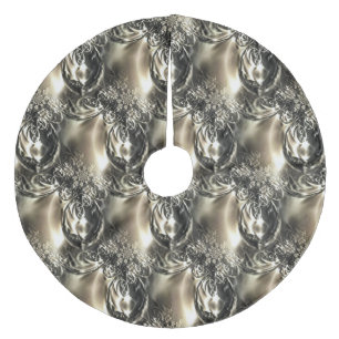 Gilded Pearls Fleece Kerstboom Rok