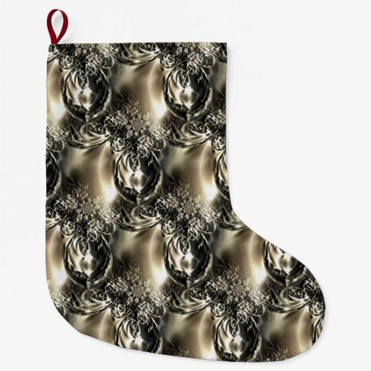 Gilded Pearls Grote Kerstsok (Voorkant)