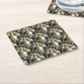 Gilded Pearls Kartonnen Onderzetters (Schuin)