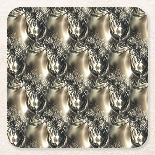 Gilded Pearls Kartonnen Onderzetters (Voorkant)