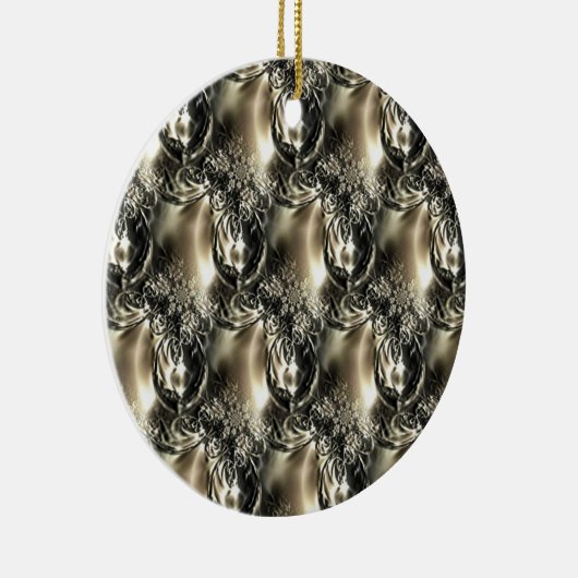 Gilded Pearls Keramisch Ornament (Rechts)