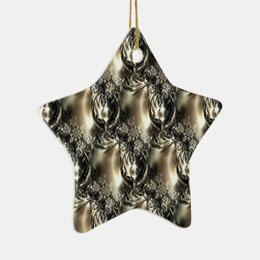 Gilded Pearls Keramisch Ornament (Rechts)