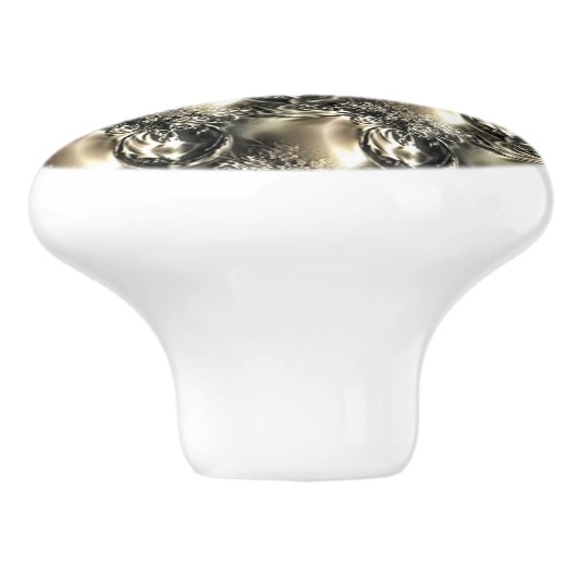 Gilded Pearls Keramische Knop (Zijkant)