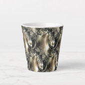 Gilded Pearls Latte Mok (Voorkant)