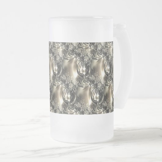 Gilded Pearls Matglas Bierpul (Voorkant rechts)