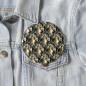 Gilded Pearls Ronde Button 4,0 Cm (In situ)
