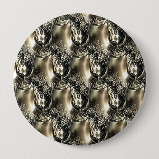 Gilded Pearls Ronde Button 4,0 Cm (Voorkant)