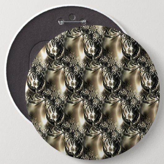 Gilded Pearls Ronde Button 6,0 Cm (Voorkant /achterkant)