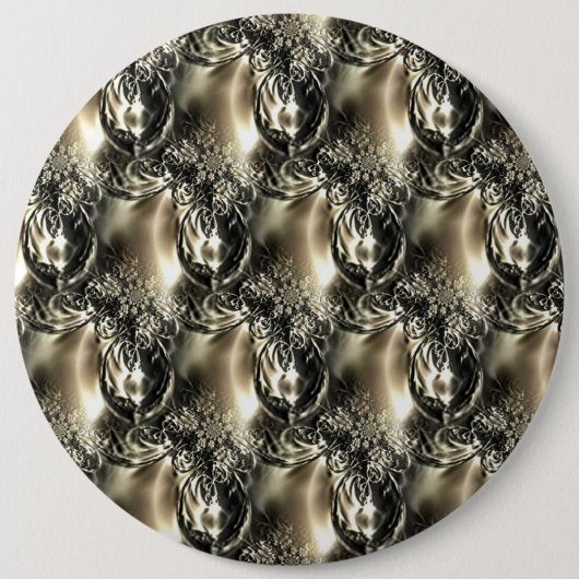 Gilded Pearls Ronde Button 6,0 Cm (Voorkant)