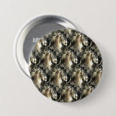 Gilded Pearls Ronde Button 7,6 Cm (Voorkant /achterkant)