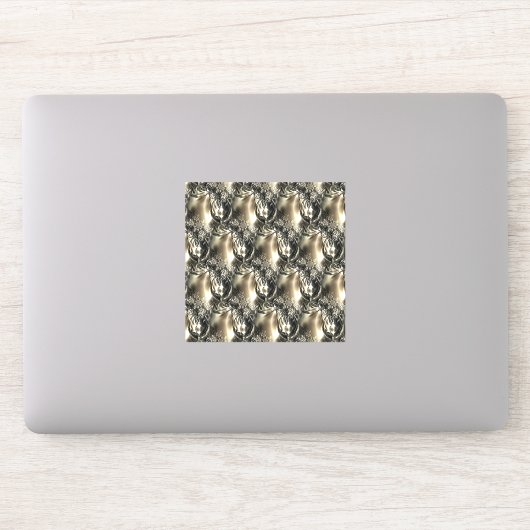 Gilded Pearls Sticker (Computer)