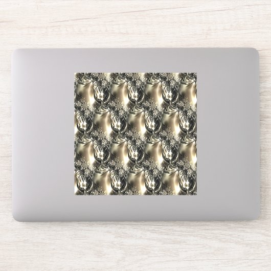 Gilded Pearls Sticker (Computer)