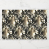 Gilded Pearls Voedselcontainer Etiket (Enkel label)