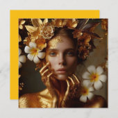 Gilded Pre-Raphaelite Woman 3 (Voorkant / Achterkant)