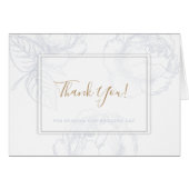 Gilded Roos Dusty Blue Waterverf Wedding (Voorkant Horizontaal)