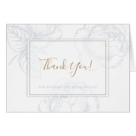 Gilded Roos Dusty Blue Waterverf Wedding