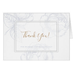 Gilded Roos Dusty Blue Waterverf Wedding