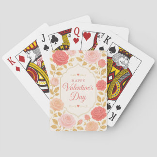 Gilded Rose Valentijn Romantiek Pokerkaarten