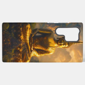 Gilded Seated Buddha Under a Sunset Sky Samsung Galaxy Hoesje (Achterkant horizontaal)
