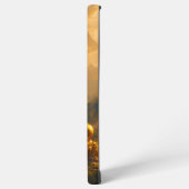 Gilded Seated Buddha Under a Sunset Sky Samsung Galaxy Hoesje (Linkerkant)